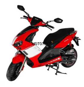Скутер Regulmoto (Регулмото) FORMULA 125 (LJ125T - 8M) красный/белый с ПТС