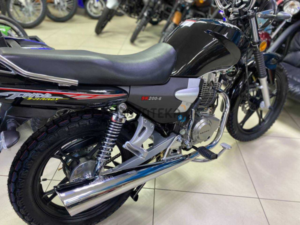 Мотоцикл дорожный Regulmoto (Регулмото) SK 200 - 6 чёрный с ПТС | Мототека