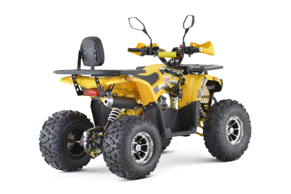 Квадроцикл подростковый FXMOTO (ФХМото) PIKE 150 жёлтый (машинокомплект) | Мототека