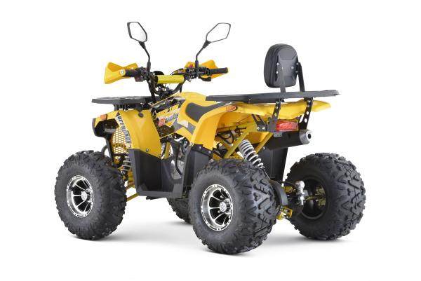 Квадроцикл подростковый FXMOTO (ФХМото) PIKE 150 жёлтый (машинокомплект) | Мототека