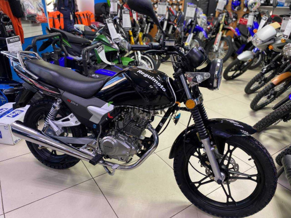 Мотоцикл дорожный Regulmoto (Регулмото) SK 200 - 6 чёрный с ПТС | Мототека