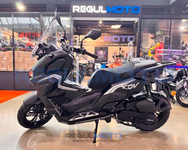 Скутер Regulmoto (Регулмото) XDV TRAVELER (LJ-1) чёрный с ПТС | Мототека